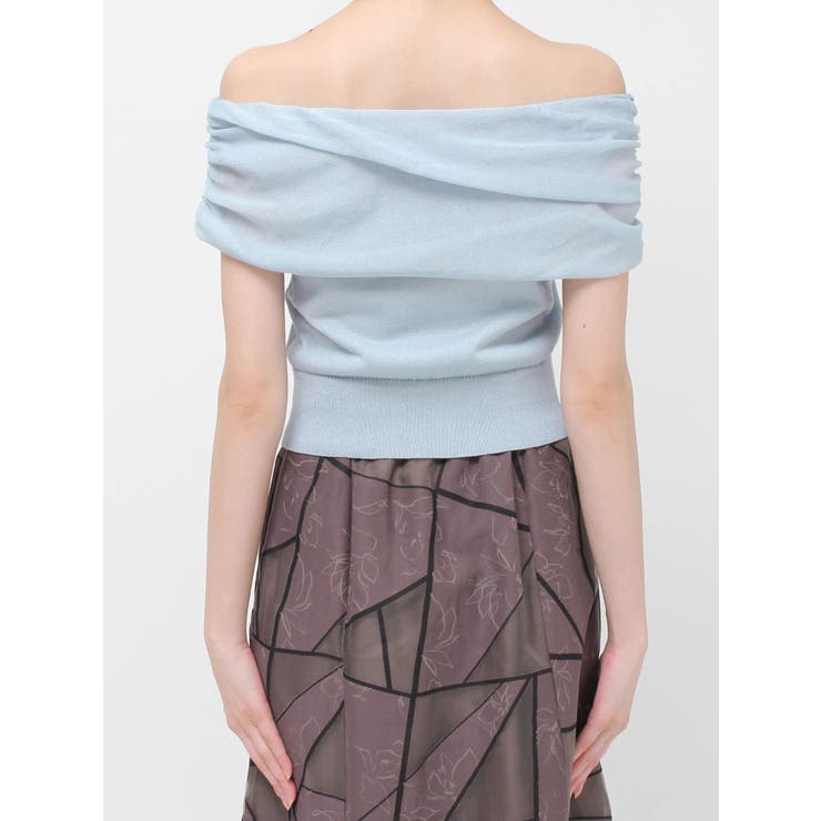 ドレープオフショルコンパクトニット | MERCURYDUO | 詳細画像35 