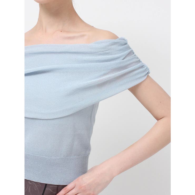 ドレープオフショルコンパクトニット | MERCURYDUO | 詳細画像37 