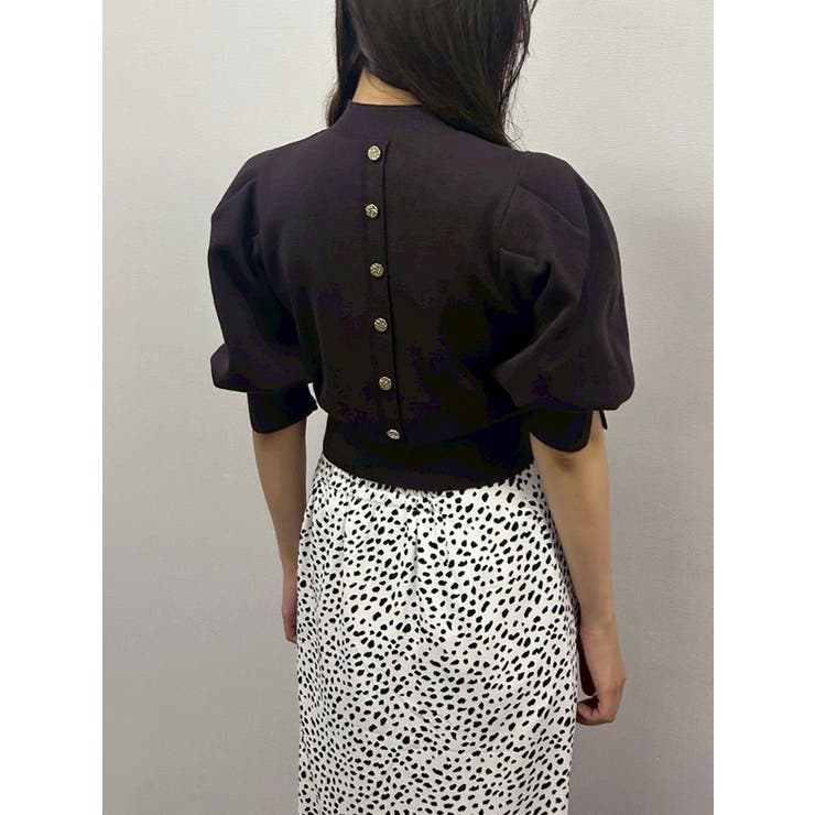 総針パワショルスリットスリーブニット | MERCURYDUO | 詳細画像15 