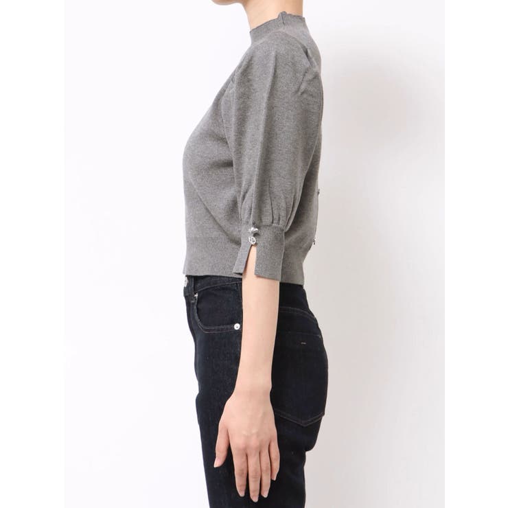 総針パワショルスリットスリーブニット | MERCURYDUO | 詳細画像17 