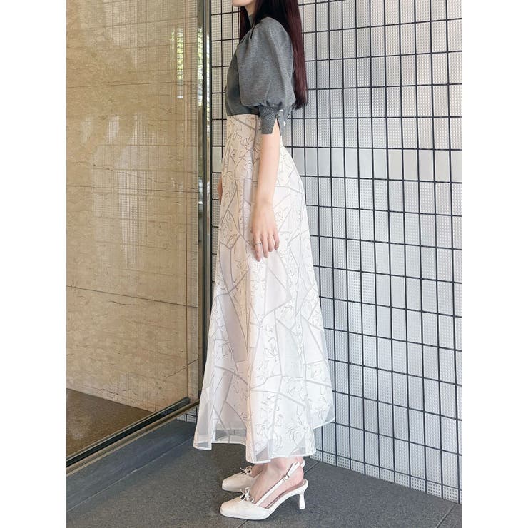 総針パワショルスリットスリーブニット | MERCURYDUO | 詳細画像5 