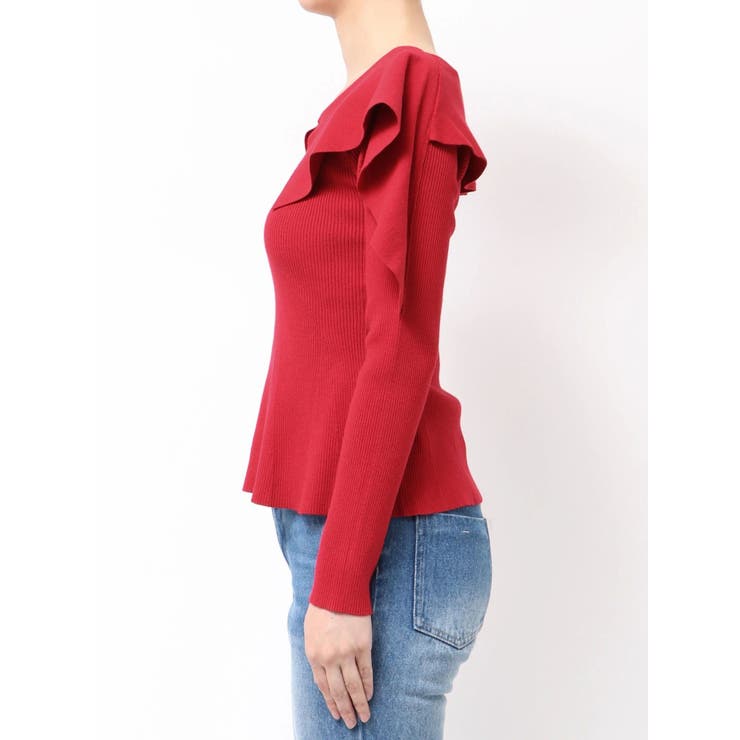 ペプラムラッフルコンパクトニット | MERCURYDUO | 詳細画像49 