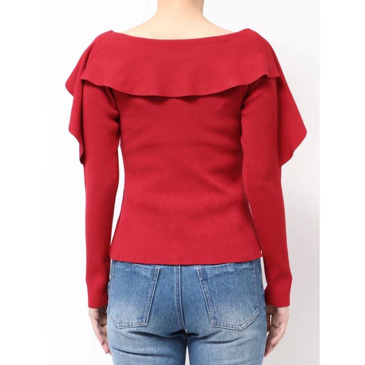 ペプラムラッフルコンパクトニット | MERCURYDUO | 詳細画像50 