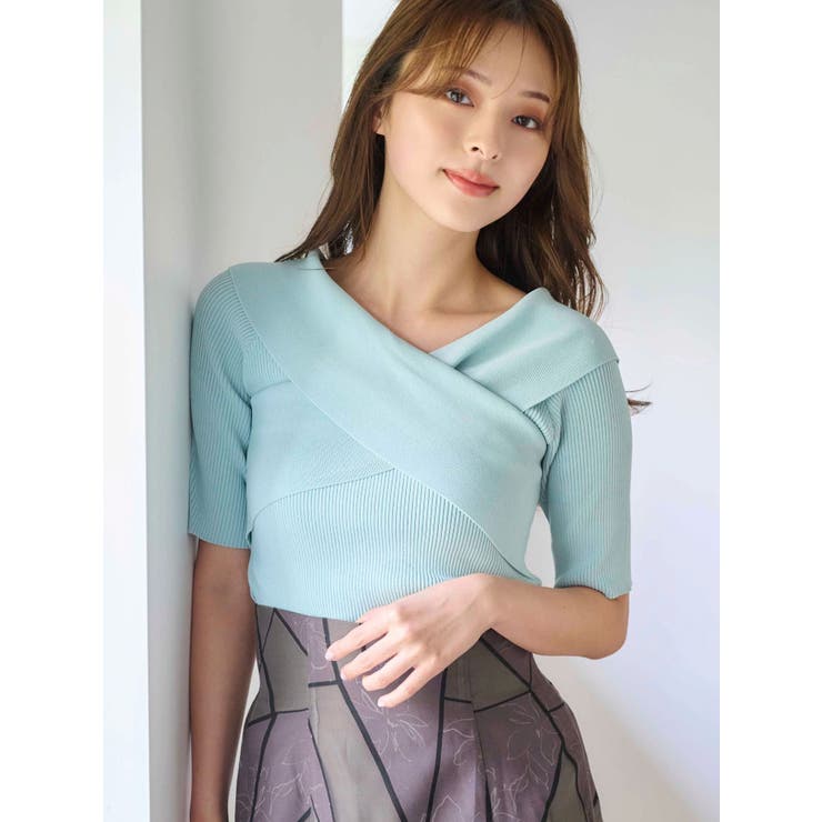 ブルー | クロスニット | MERCURYDUO