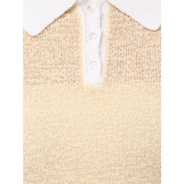 クリアボタンポロニット | MERCURYDUO | 詳細画像28 