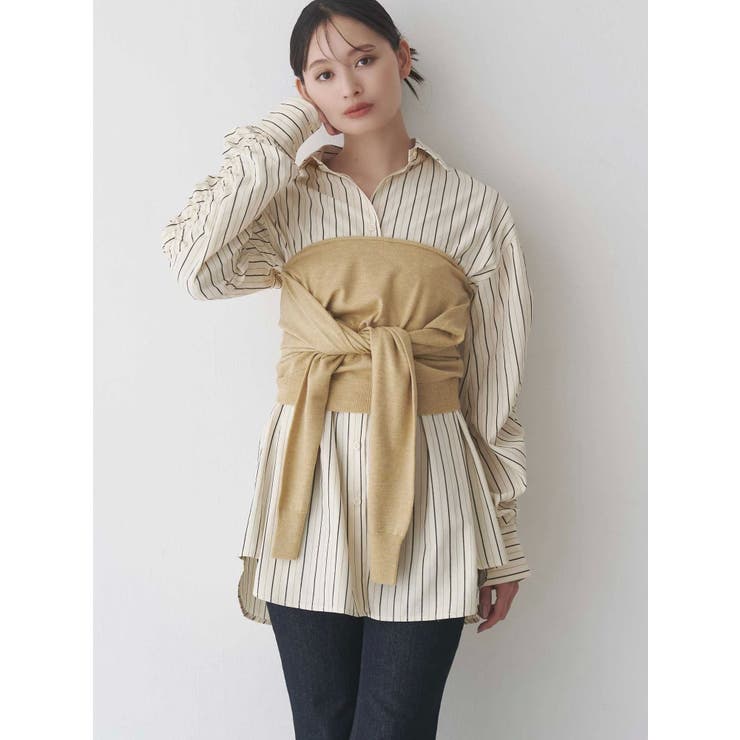 3WAYボートネックニット | MERCURYDUO | 詳細画像16 