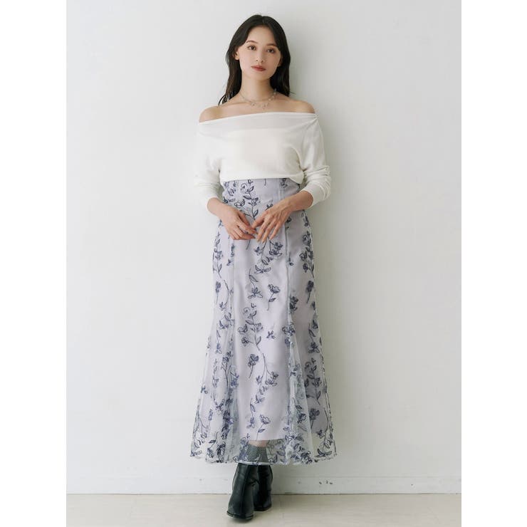 3WAYボートネックニット | MERCURYDUO | 詳細画像18 