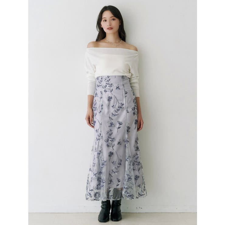 3WAYボートネックニット | MERCURYDUO | 詳細画像19 