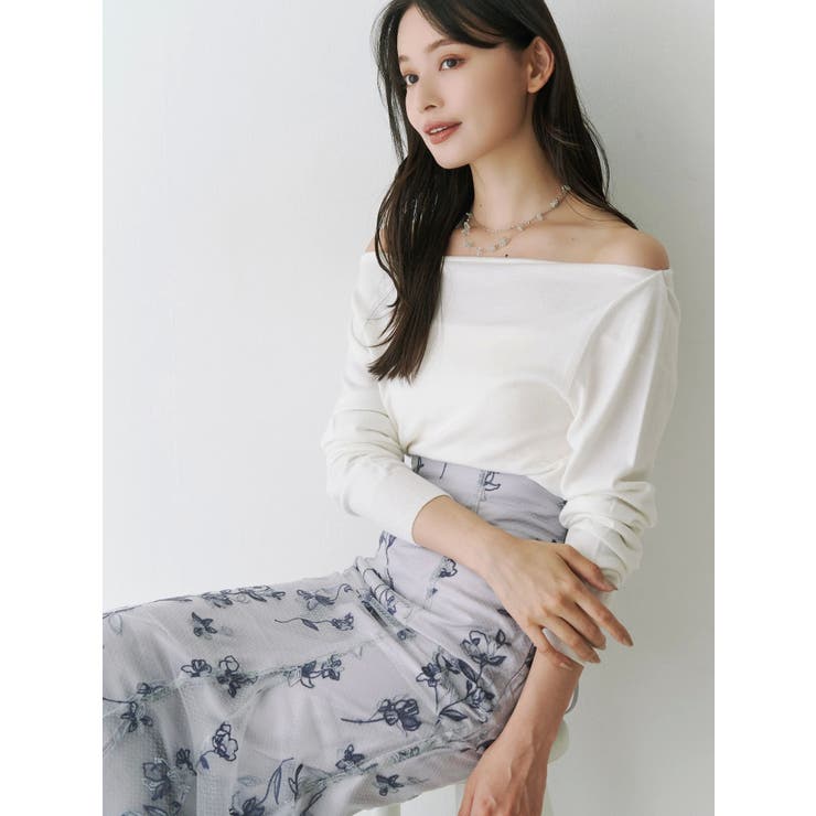 3WAYボートネックニット | MERCURYDUO | 詳細画像20 