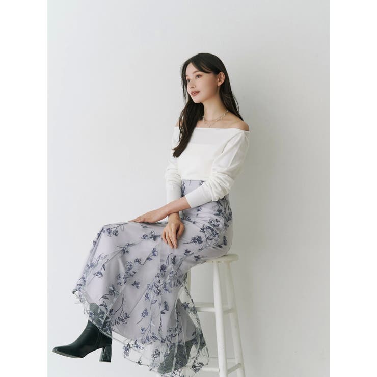 3WAYボートネックニット | MERCURYDUO | 詳細画像23 