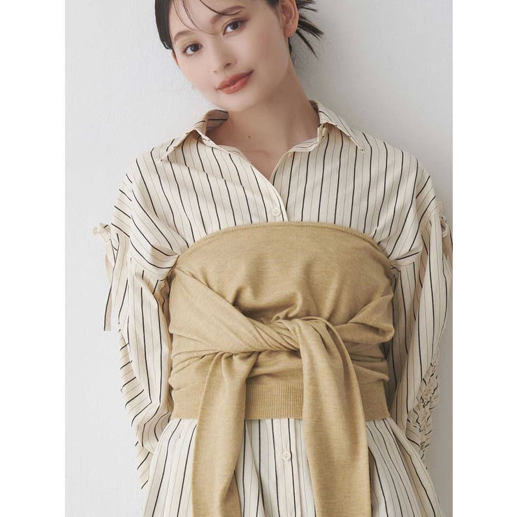 イエロー | 3WAYボートネックニット | MERCURYDUO