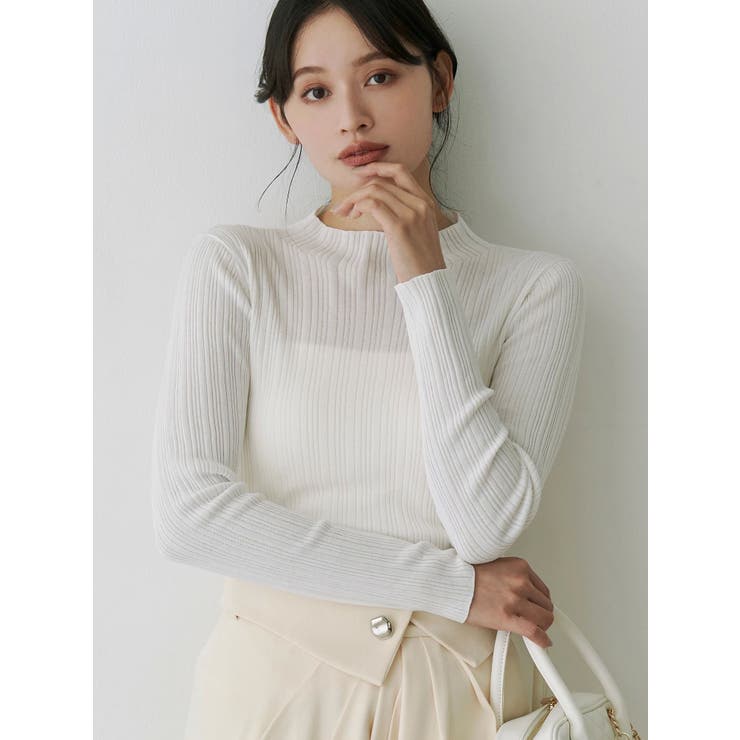 シアーランダムリブニット | MERCURYDUO | 詳細画像18 