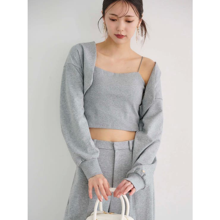 【WEB限定】裏毛キャミアンサンブル | MERCURYDUO | 詳細画像4 