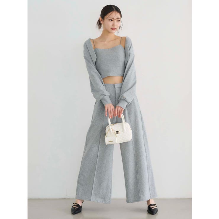 【WEB限定】裏毛キャミアンサンブル | MERCURYDUO | 詳細画像7 