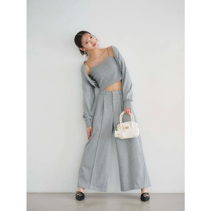 【WEB限定】裏毛キャミアンサンブル | MERCURYDUO | 詳細画像9 