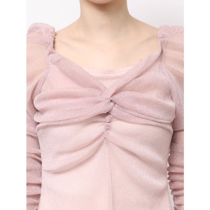 ラメチュールツイストギャザートップス | MERCURYDUO | 詳細画像36 