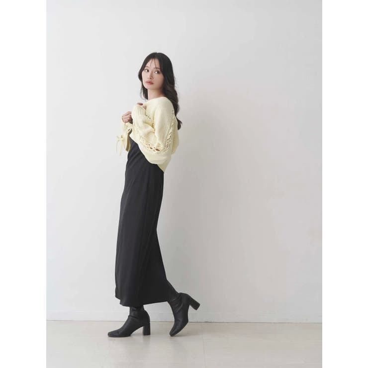 ショルダーレースアップカーデ | MERCURYDUO | 詳細画像19 