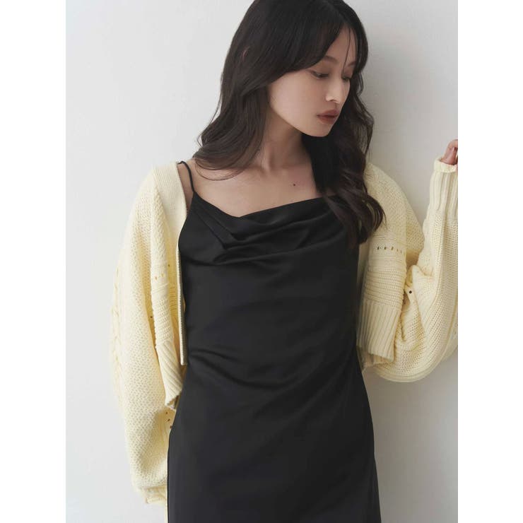 ショルダーレースアップカーデ | MERCURYDUO | 詳細画像20 