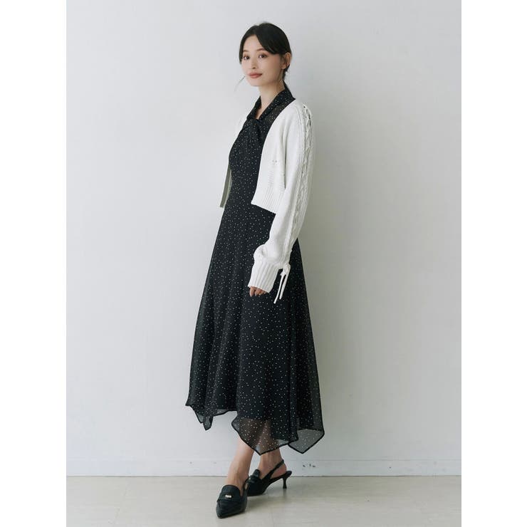 ショルダーレースアップカーデ | MERCURYDUO | 詳細画像24 