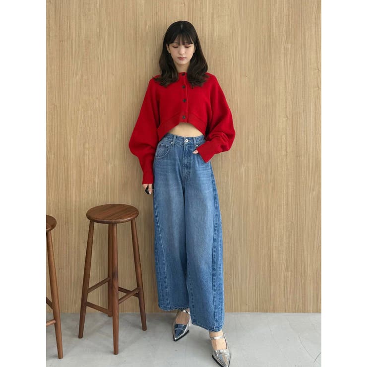 【OUNNOUN】ミドルゲージクロップドカーデ | MERCURYDUO | 詳細画像13 