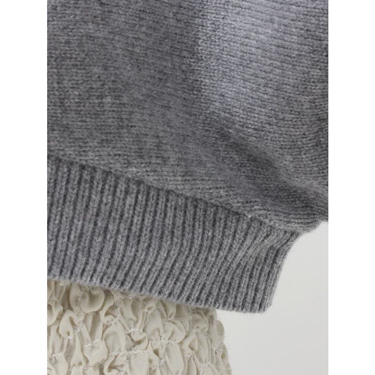 【OUNNOUN】ミドルゲージクロップドカーデ | MERCURYDUO | 詳細画像24 