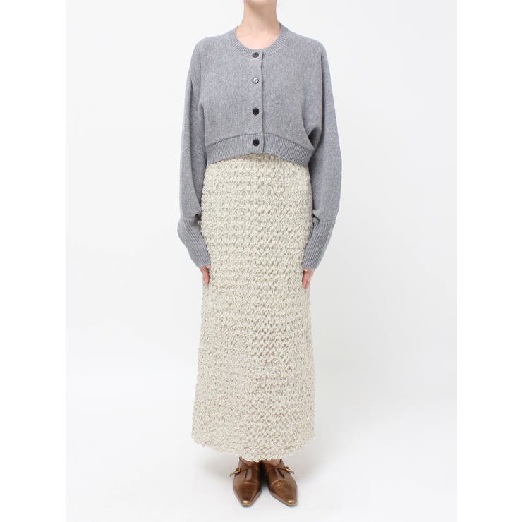 【OUNNOUN】ミドルゲージクロップドカーデ | MERCURYDUO | 詳細画像26 