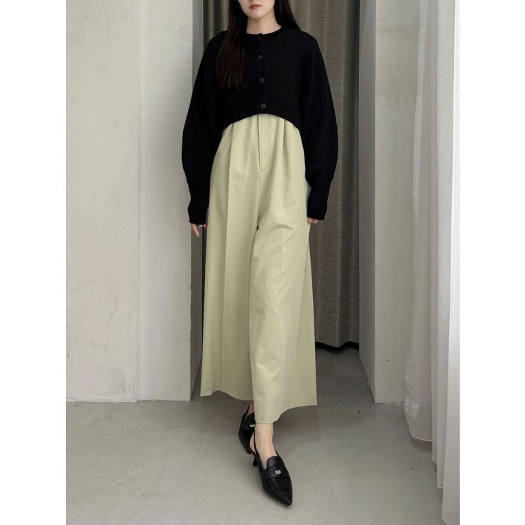 【OUNNOUN】ミドルゲージクロップドカーデ | MERCURYDUO | 詳細画像6 