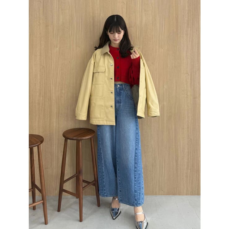 【OUNNOUN】ミドルゲージクロップドカーデ | MERCURYDUO | 詳細画像9 