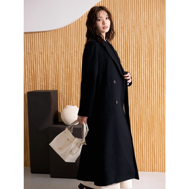 MHL. ウールチェスターコート　ロング丈 ウールチェスターコート[品番：MKSW0067005]｜MERCURYDUO