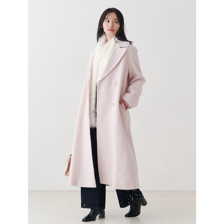 ベビーピンク | ウールチェスターコート | MERCURYDUO