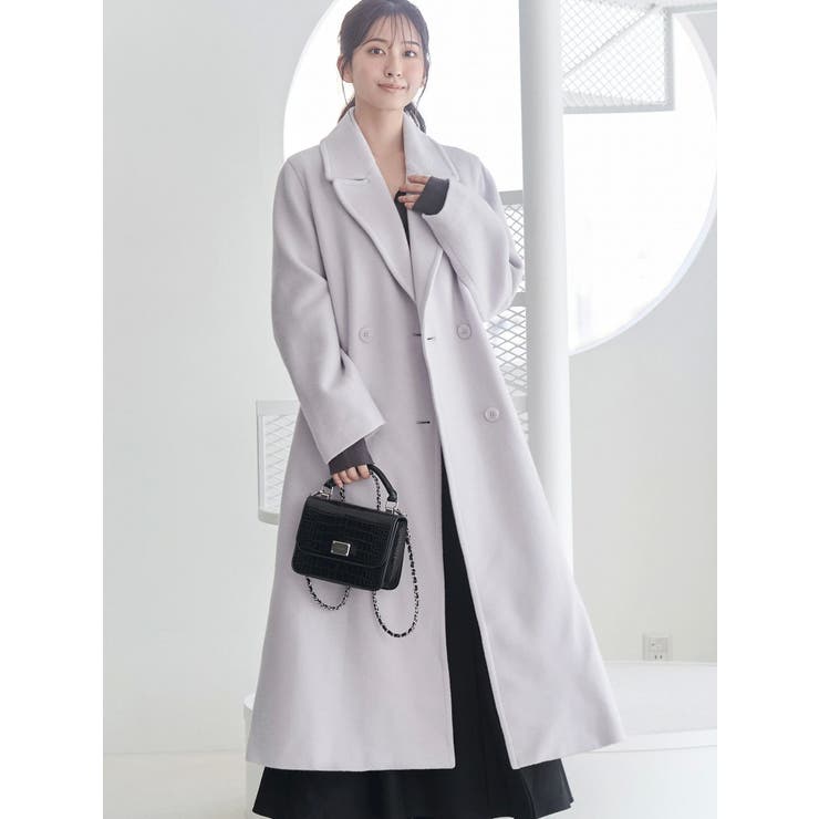 ラベンダー | ウールチェスターコート | MERCURYDUO