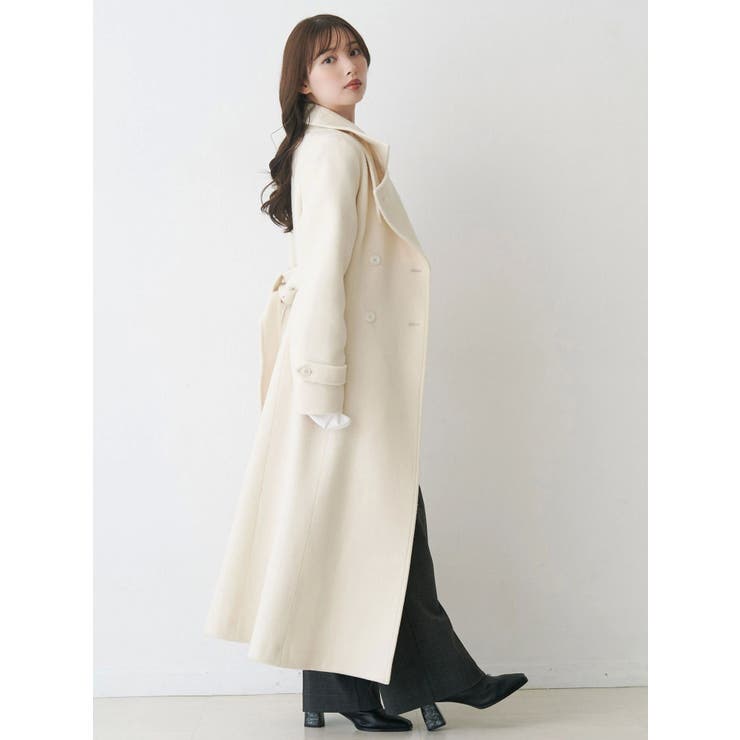 ウールスタンドカラーコート | MERCURYDUO | 詳細画像12 