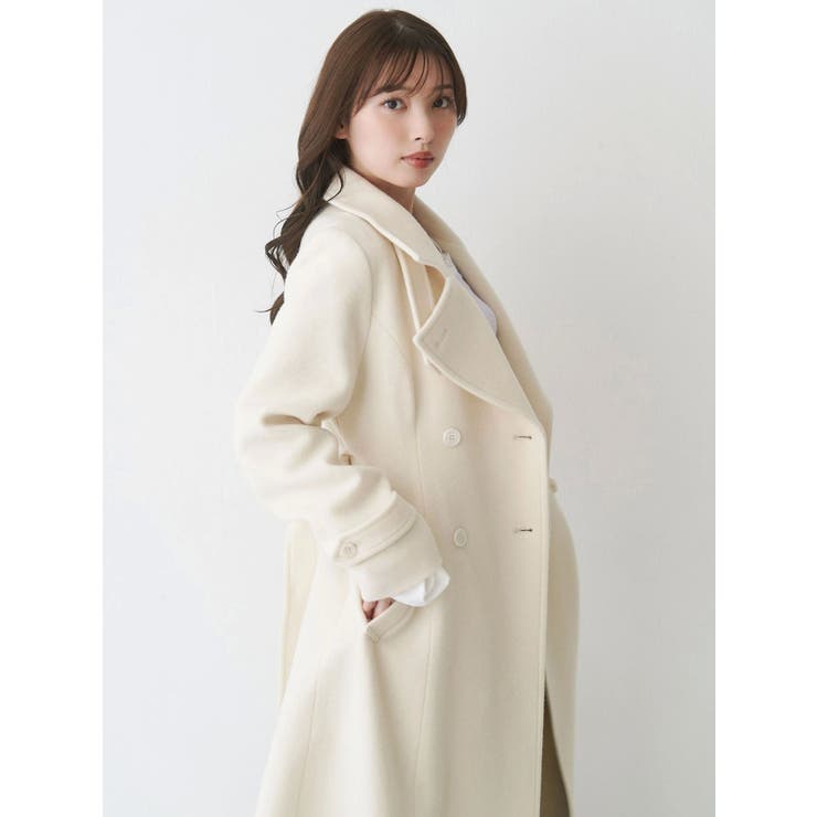 ウールスタンドカラーコート | MERCURYDUO | 詳細画像14 