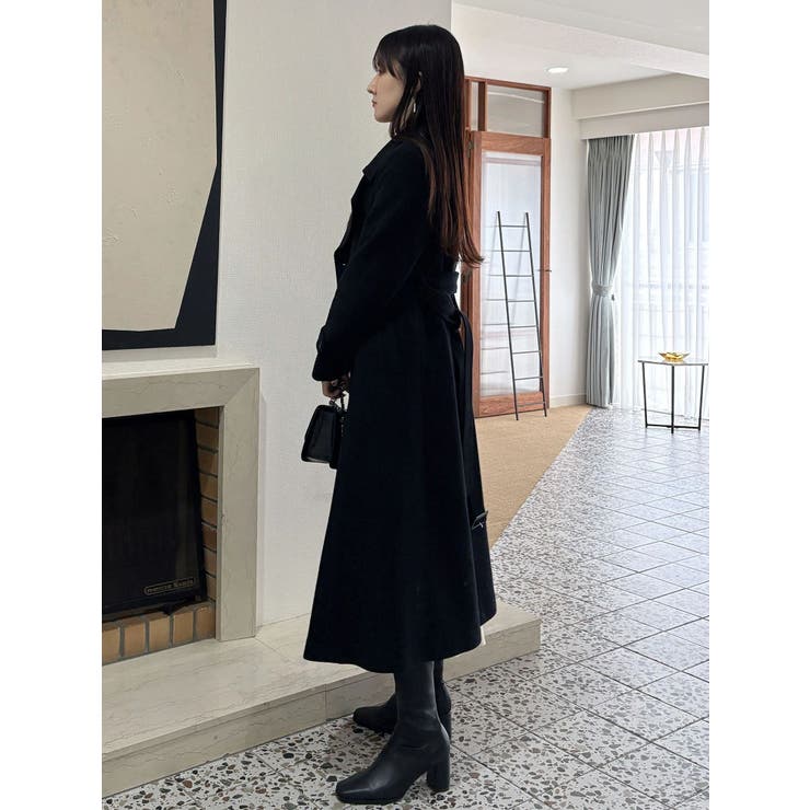 ウールスタンドカラーコート | MERCURYDUO | 詳細画像18 