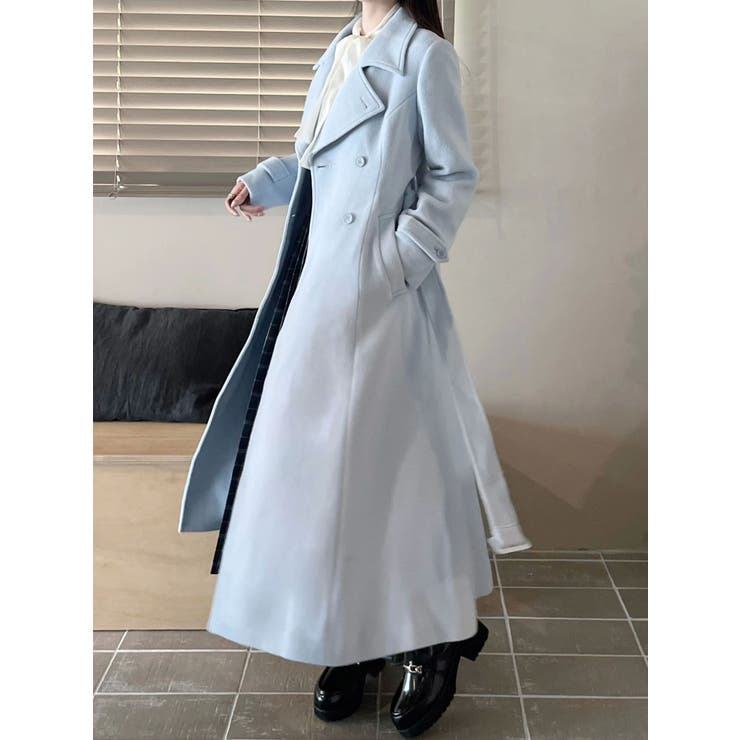 ウールスタンドカラーコート | MERCURYDUO | 詳細画像21 