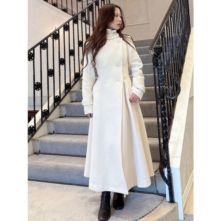 ウールスタンドカラーコート | MERCURYDUO | 詳細画像28 