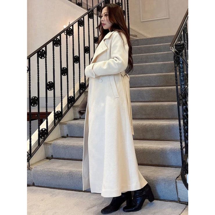 ウールスタンドカラーコート | MERCURYDUO | 詳細画像30 