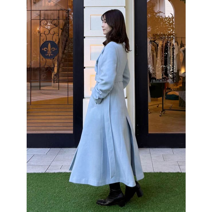 ウールスタンドカラーコート | MERCURYDUO | 詳細画像34 