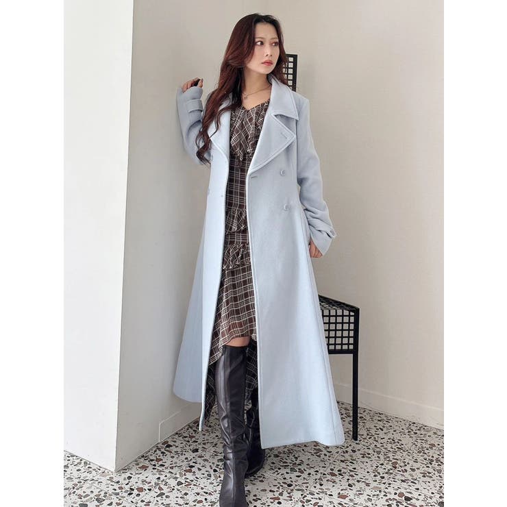 ウールスタンドカラーコート | MERCURYDUO | 詳細画像42 