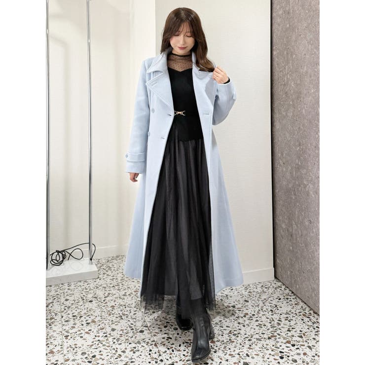 ウールスタンドカラーコート | MERCURYDUO | 詳細画像49 