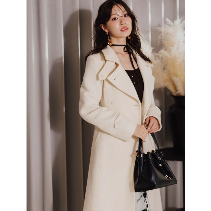 ウールスタンドカラーコート | MERCURYDUO | 詳細画像6 