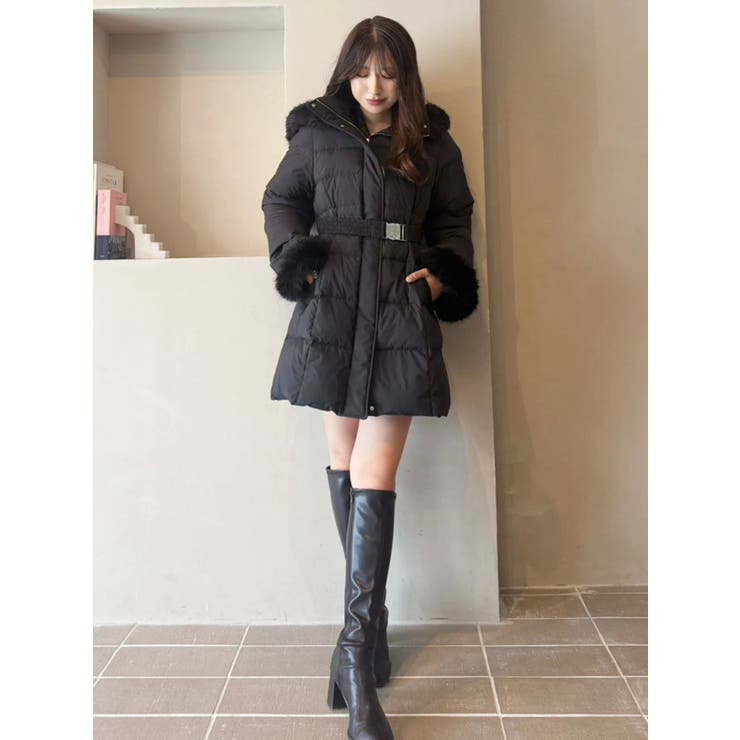 フェイクファー付きアライドロングダウン | MERCURYDUO | 詳細画像19 