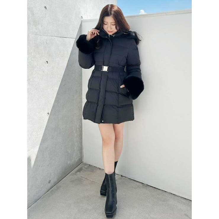 フェイクファー付きアライドロングダウン | MERCURYDUO | 詳細画像23 