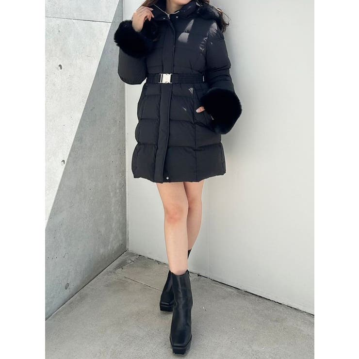 フェイクファー付きアライドロングダウン | MERCURYDUO | 詳細画像24 