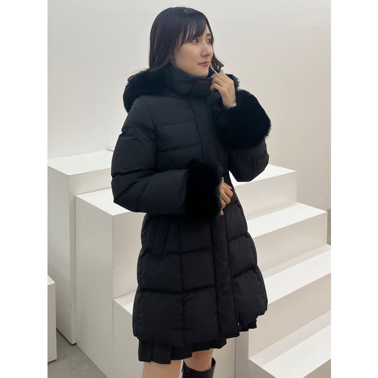 フェイクファー付きアライドロングダウン | MERCURYDUO | 詳細画像34 