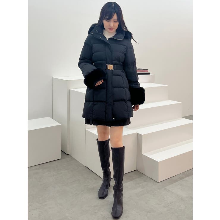 フェイクファー付きアライドロングダウン | MERCURYDUO | 詳細画像35 