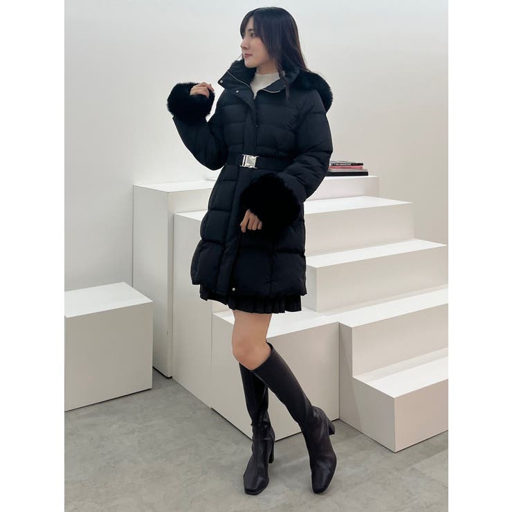 フェイクファー付きアライドロングダウン | MERCURYDUO | 詳細画像36 