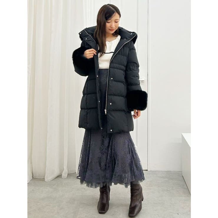 フェイクファー付きアライドロングダウン | MERCURYDUO | 詳細画像37 