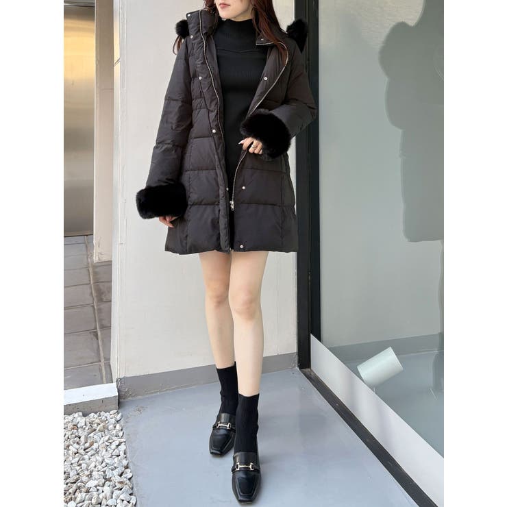 フェイクファー付きアライドロングダウン | MERCURYDUO | 詳細画像42 