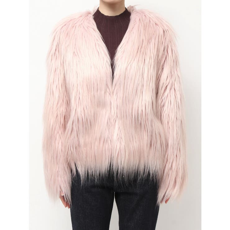 ロングフェイクファーミドルコート | MERCURYDUO | 詳細画像17 